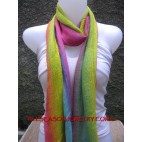 rainbow color fashion cotton scarves made in bali